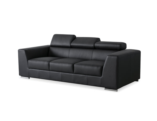 Icon Sofa black in premium leather