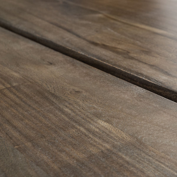 Ledger III 84x38 Brown Solid Wood Top & Base Dining Table