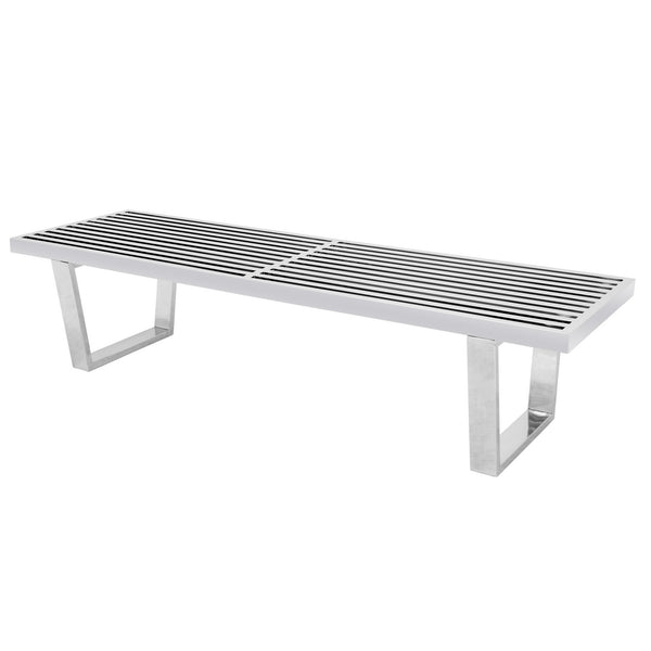 Henry PLATFORM BENCH - 5 FEET - SILVER