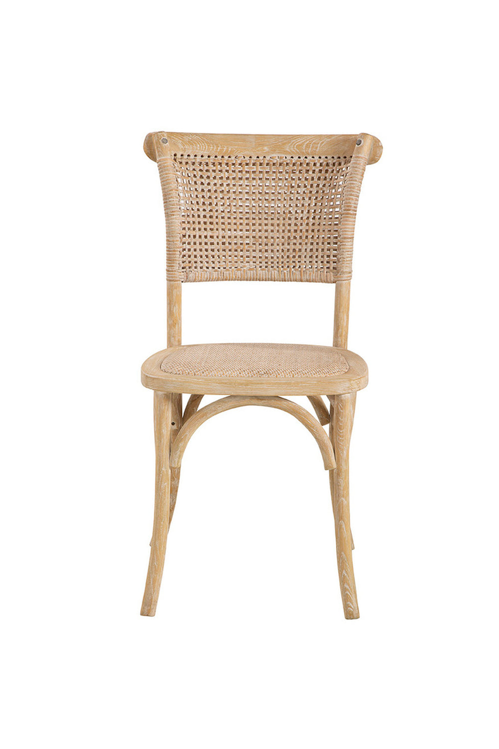 White Washed Halsey Side Chair