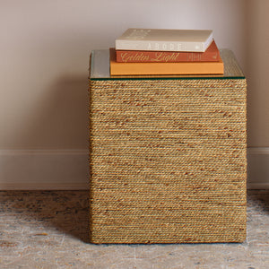 Captain Seagrass Square Side Table