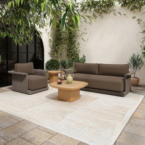 Moe's Meredith Outdoor Accent Chair Brown