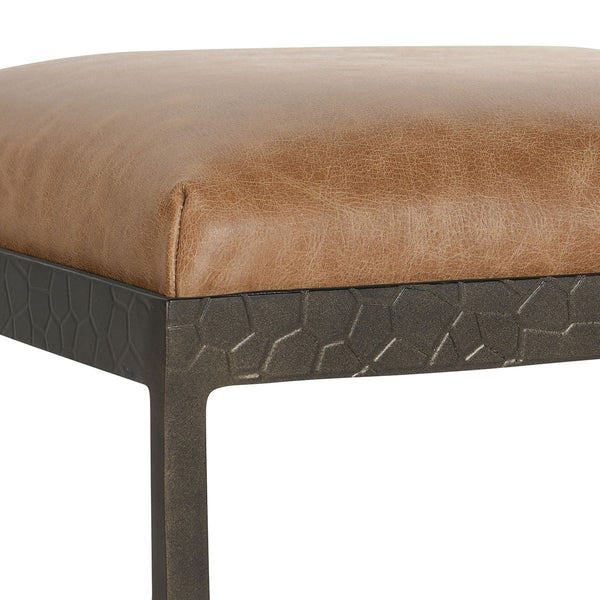 Classic Home Bose Leather Counter Stool - Sedona Brown