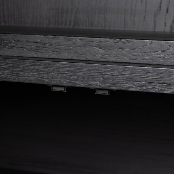Hopkins Bookcase - Brushed Ebony Oak