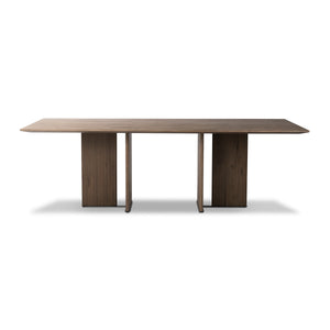 Leo Dining Table in Rustic Grey Veneer
