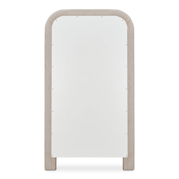 Ellison Mirror Beige with Fabric Upholstery