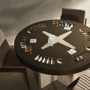 Poker Table In Bleached Guanacaste