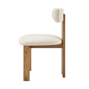 Hailey Boucle Dining Side Chair, Palladian Beige