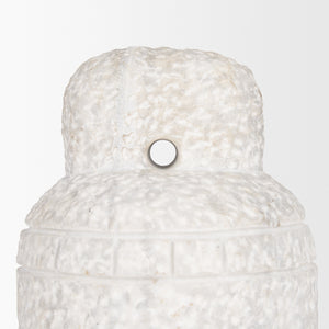 Irina Large White Marble Door Stopper