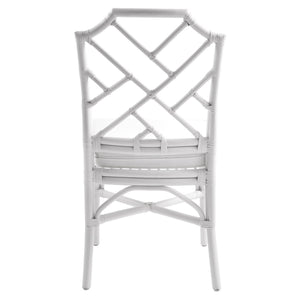 Kara Rattan Chair In White