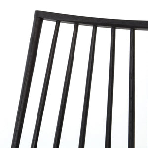 Eline Windsor Barstool-Black Oak