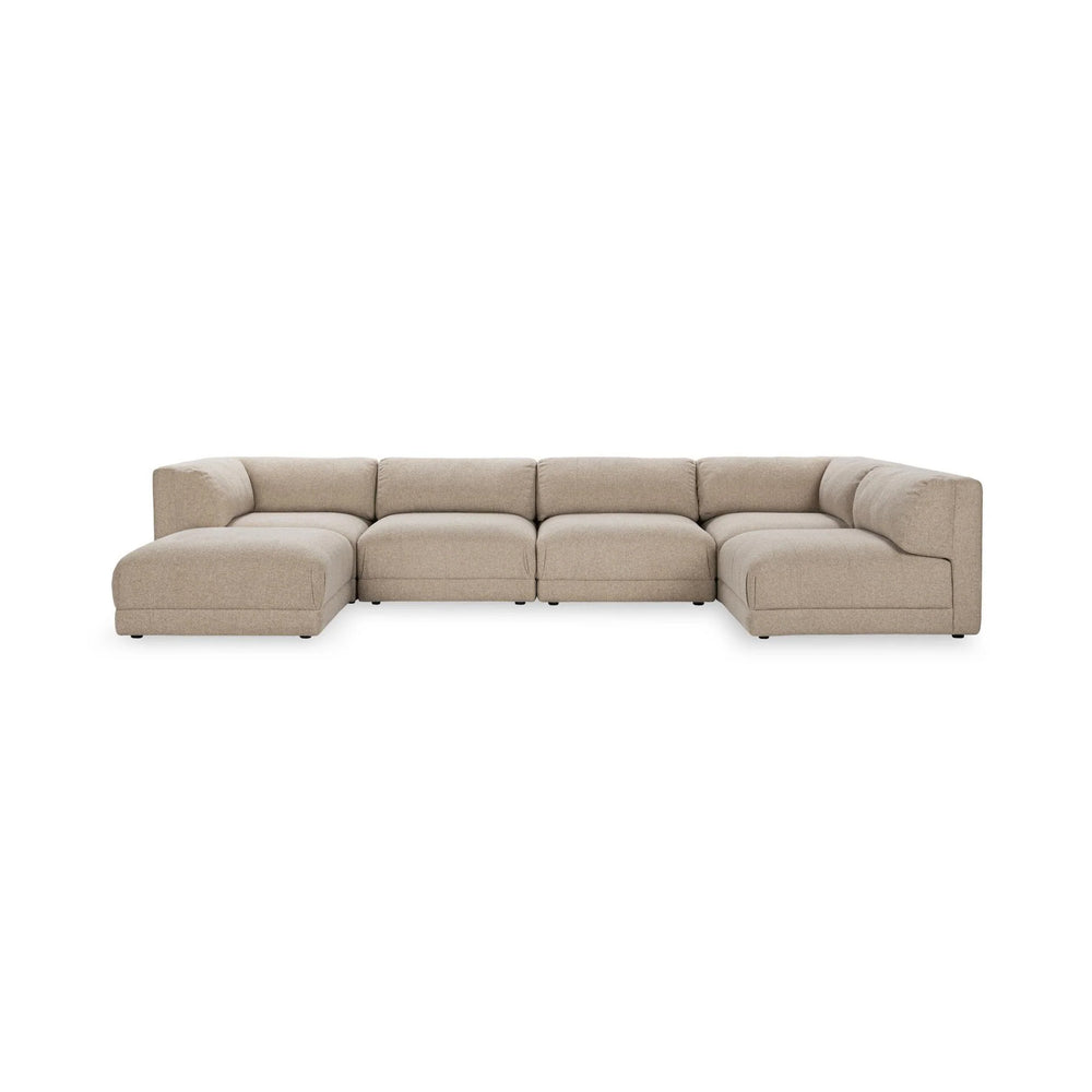 Adalynne Upholstered Sectional in Buttermilk