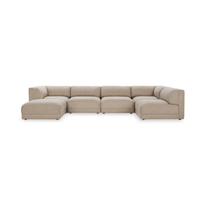 Adalynne Upholstered Sectional in Buttermilk
