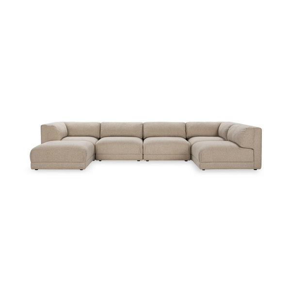 Adalynne Upholstered Sectional in Buttermilk