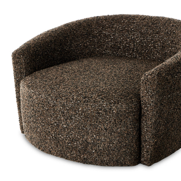 Chloe Swivel Chair In Ivan Granite