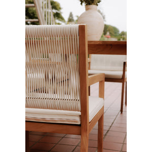 Moe's Luce Outdoor Dining Chair in Natural Teak