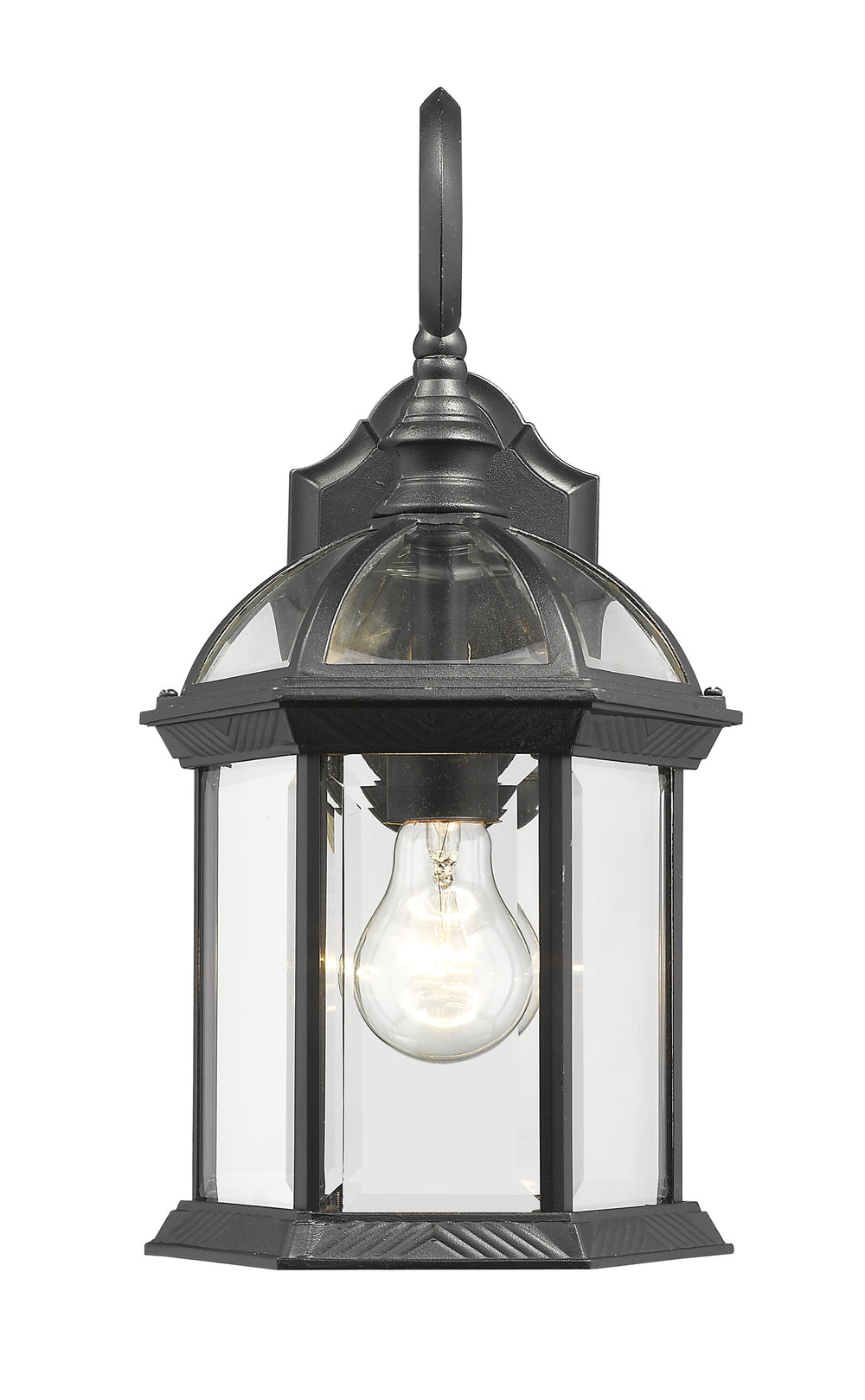 Annex 1 Light Outdoor Wall Light in Black Finish