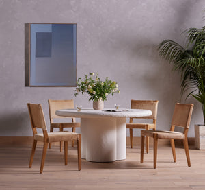 Villa Dining Chair In Light Hair On Hide
