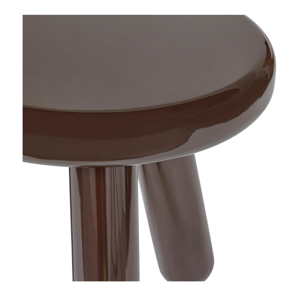 Moe's Joy Accent Table in Dark Brown Lacquer