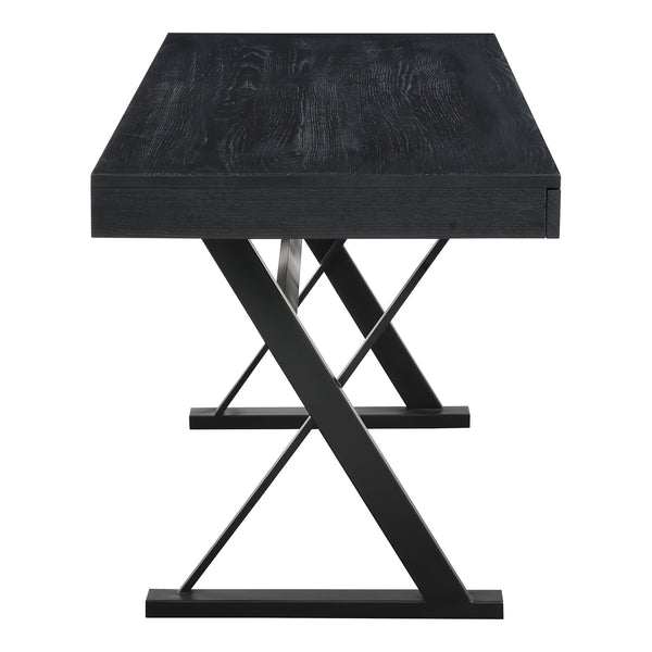Moe's Profecto Desk Black with Soft-Close Drawers