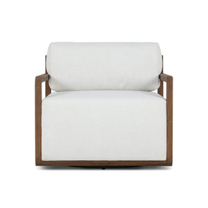Stroud Outdoor Swivel Chair - Alessi Linen