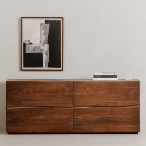 Moe's Watson 4-Drawer Brown Dresser