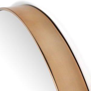 Georgina Small Mirror In Polished Brass