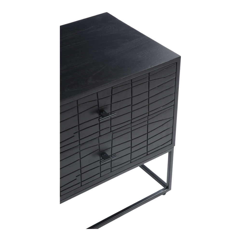 Moe's Atelier Nightstand with Textured Drawers