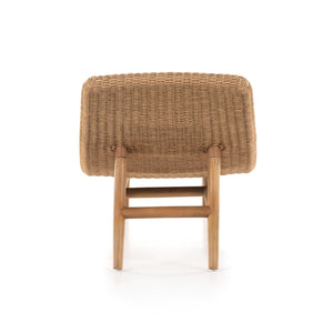 Portia Outdoor Chaise Lounge In Natural