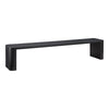 Post Large Dining Bench in Black Oak