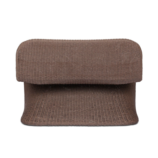 Portia Outdoor Dining Bench - Tanned Weave