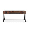 Bowery 63" Desk with Marble and Reclaimed Wood