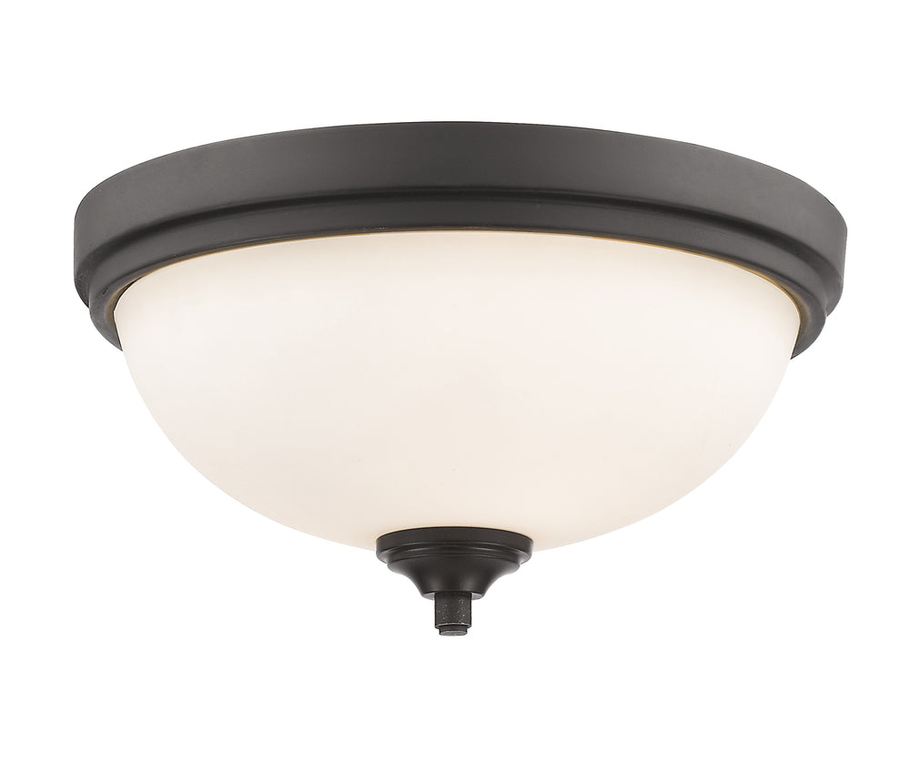 Bordeaux 2 Light Flush Mount  in Bronze Finish