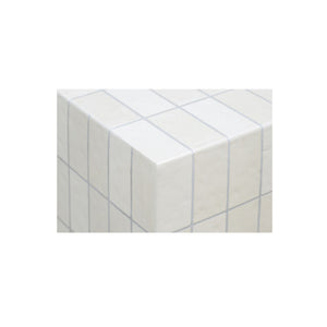 Moe's Farren Outdoor Side Table in Cream Concrete