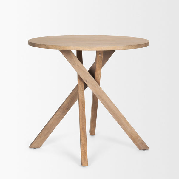 Solana Light Brown Wood Foyer Table