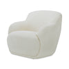 Stevie Lounge Chair in Cream Upholstery
