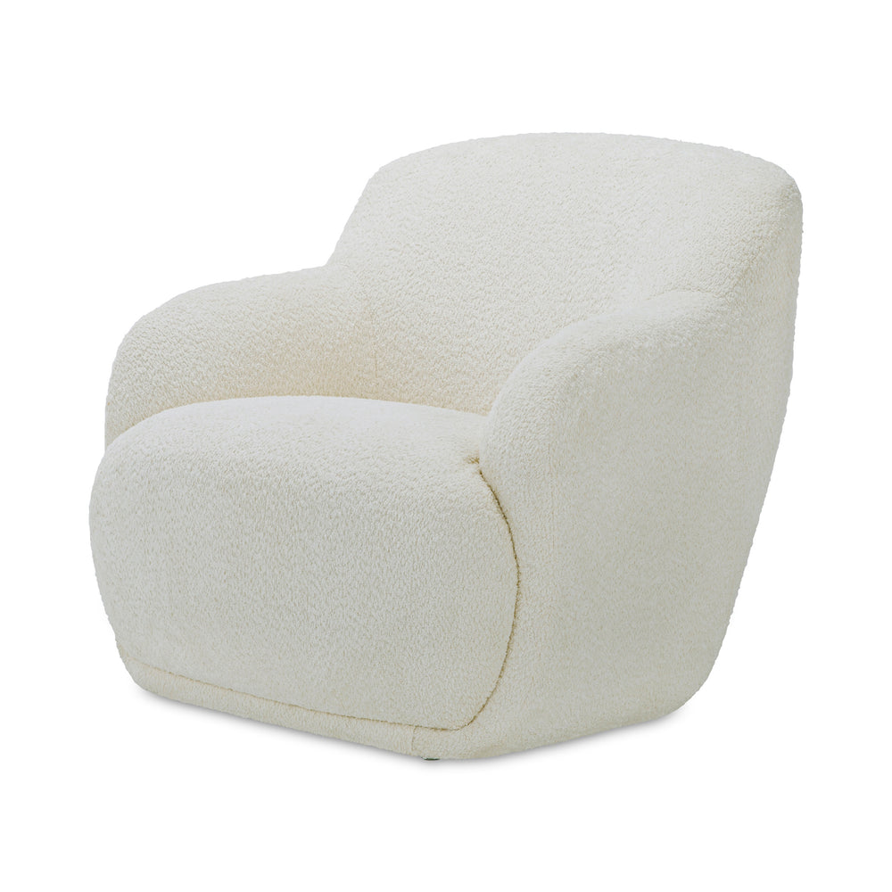 Stevie Lounge Chair in Cream Upholstery