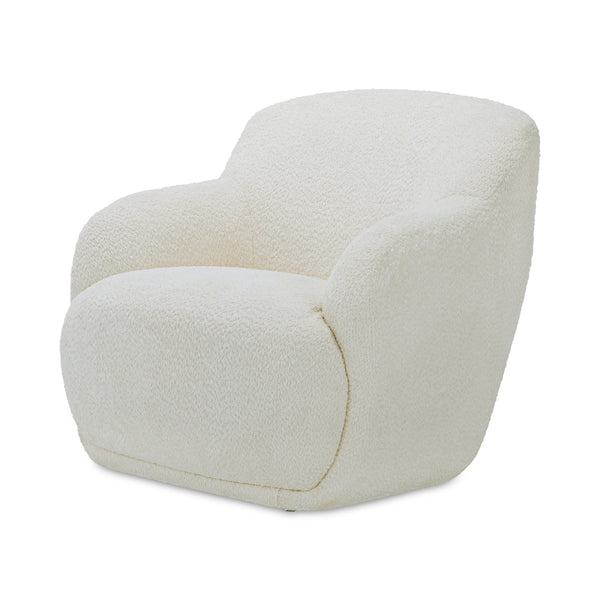 Stevie Lounge Chair in Cream Upholstery