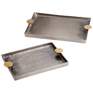 Obscura Tray in Silver and Gold