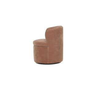 Moe's Dane Swivel Dining Chair in Heritage Pink