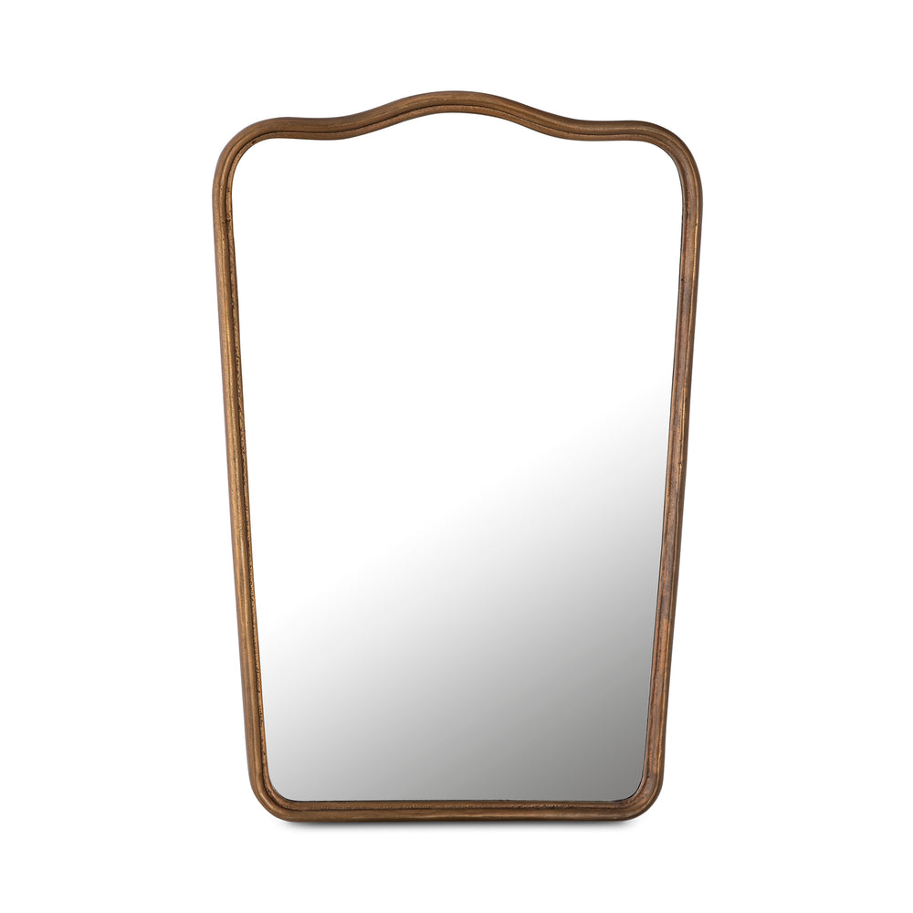 Moe's Keyes Mirror Aged Brass