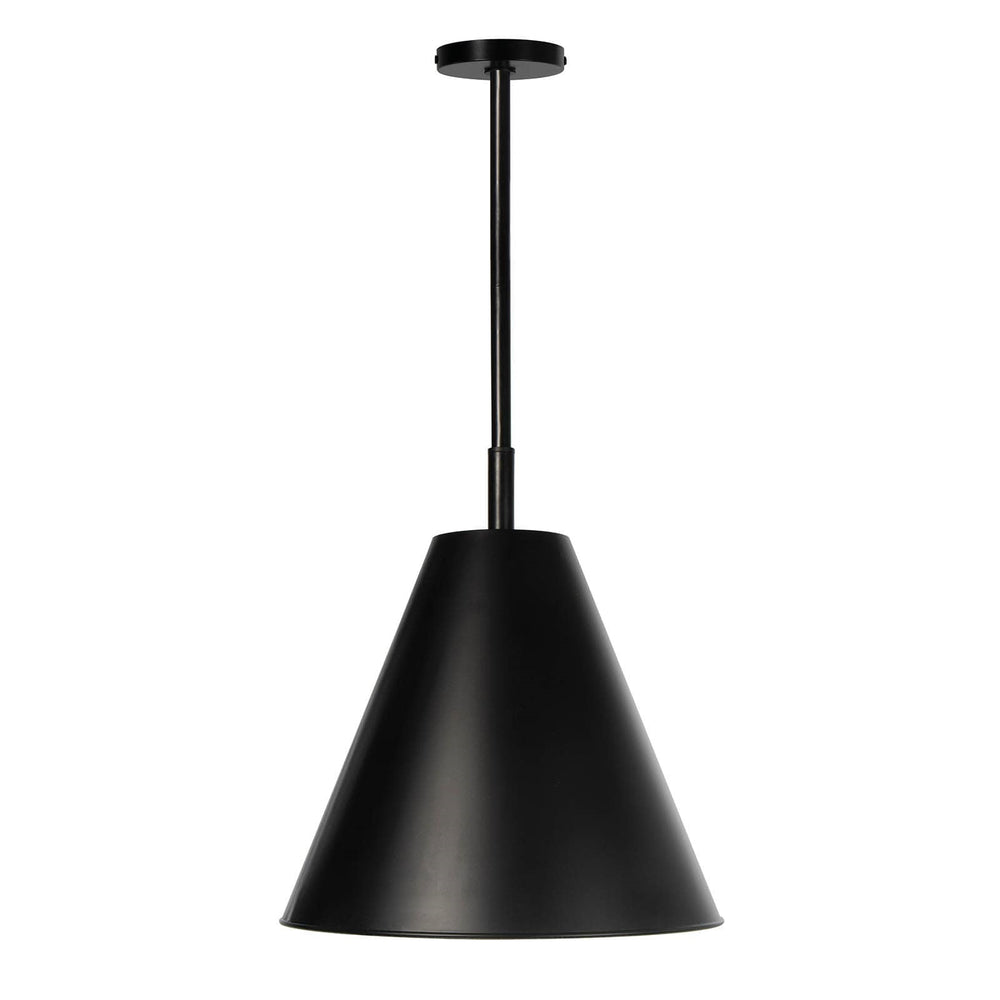 Bluff Outdoor Pendant in Black Iron