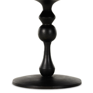 Daffin Round Bistro Table - Black Antique