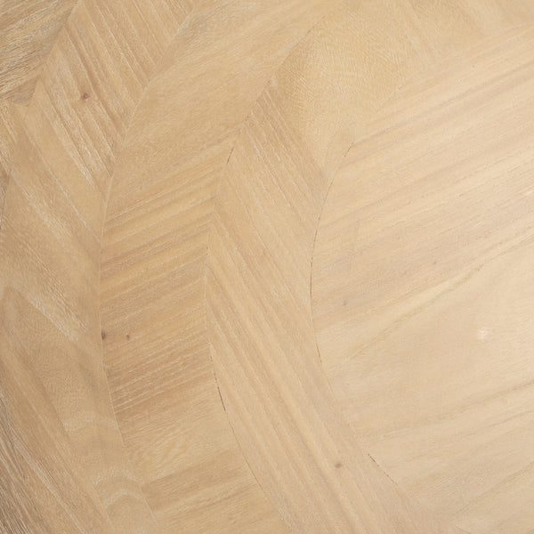 Taylin Light Brown Wood Round Coffee Table