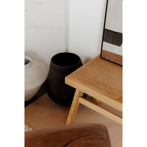 Moe's Voss Decorative Vessel in Black EcoMix