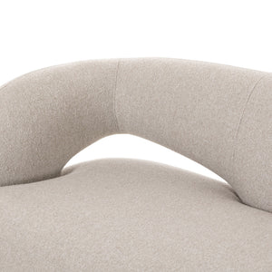 Mazie Sofa In 94" In Crete Pebble