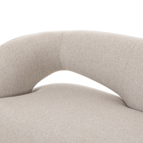 Mazie Sofa In 94" In Crete Pebble