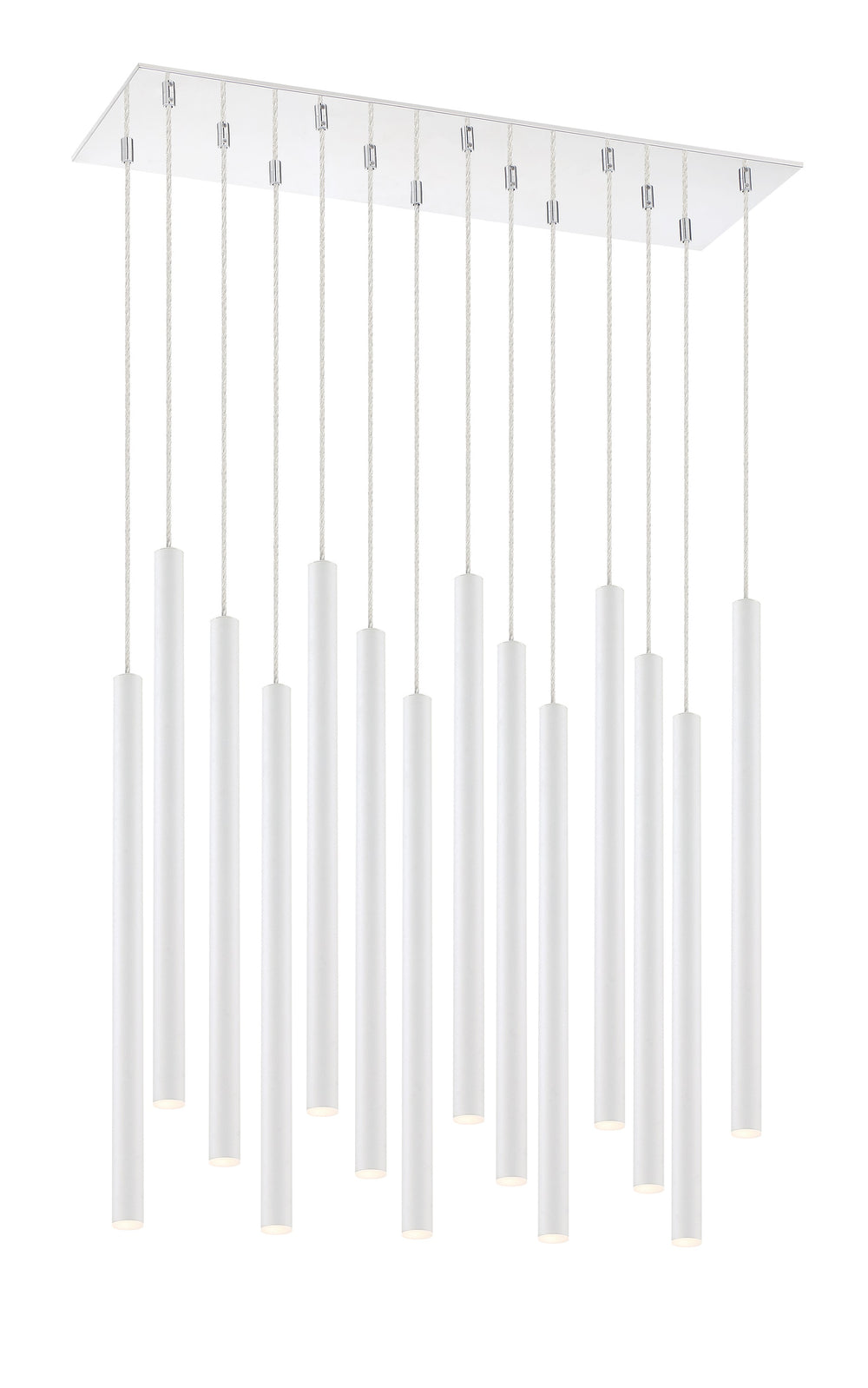 Forest 14 Light Island/Billiard in Chrome Finish