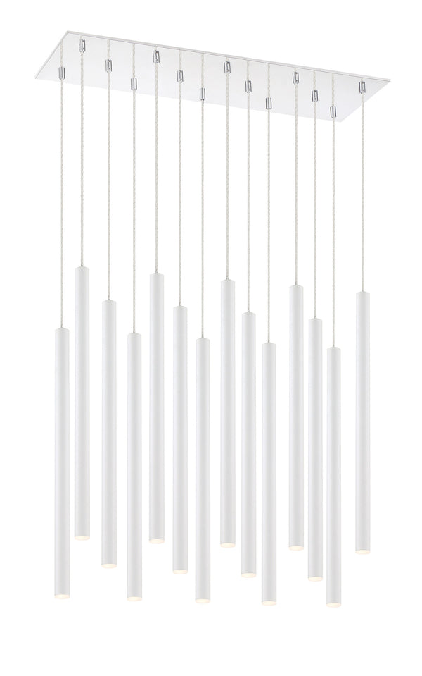 Forest 14 Light Island/Billiard in Chrome Finish