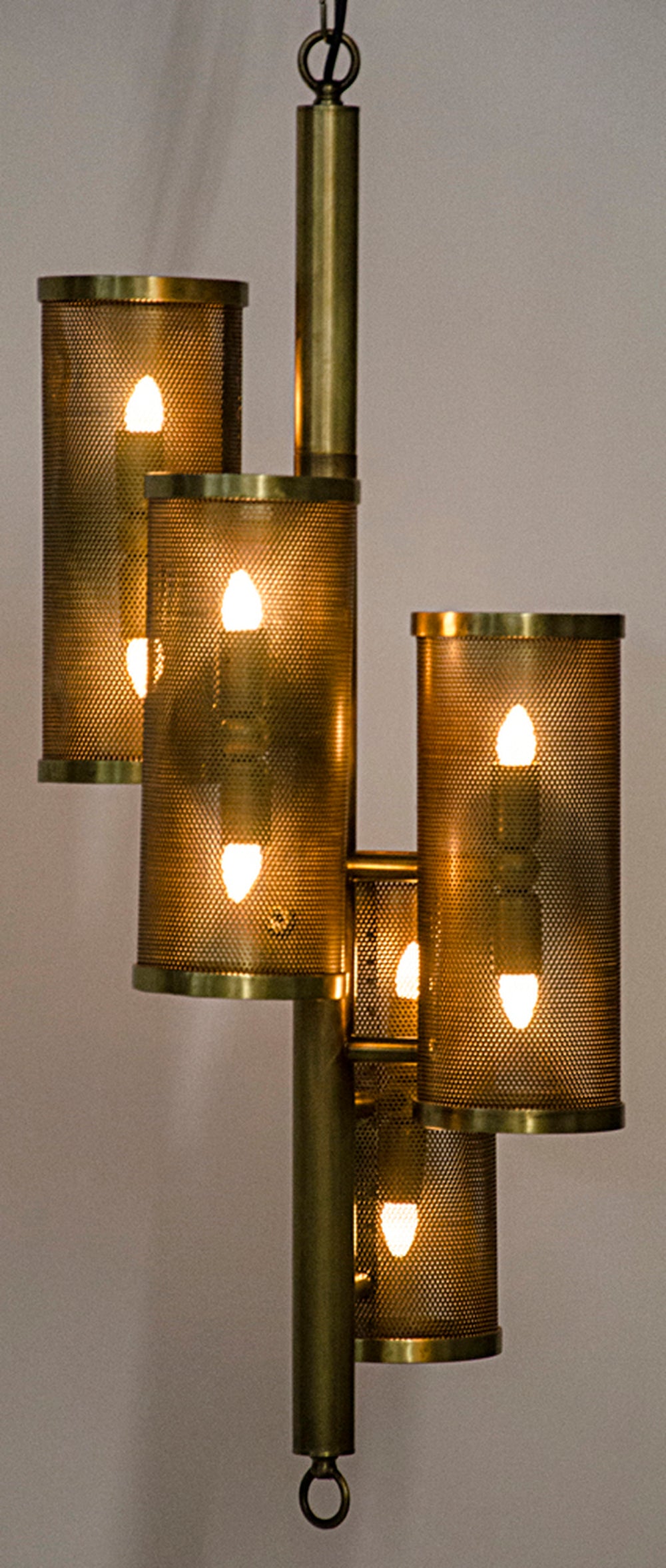 Pisa Pendant, Metal with Brass Finish